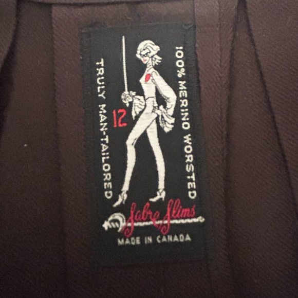 Vintage Merino Pleated Skirt - Picture 3 of 3